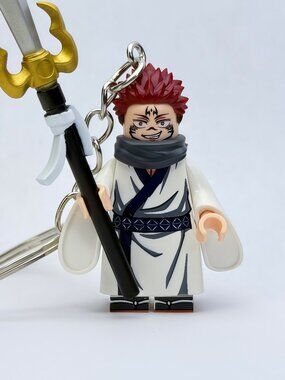 Jujutsu Kaisen Ryomen Sukuna Custom Minifigure Keychain